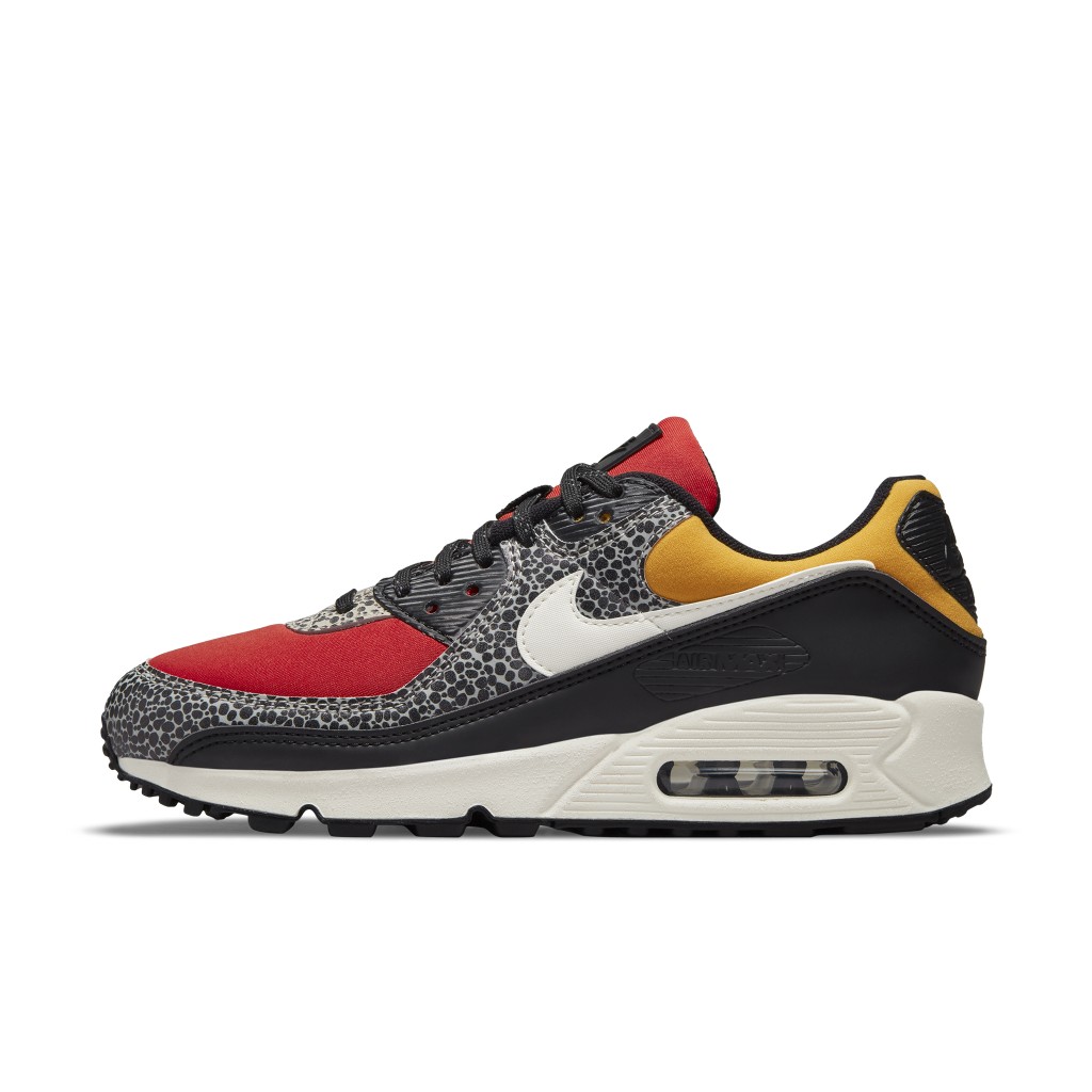 Nike  WMNS Air Max 90 SE Safari Black Chile Red (DC9446-001)