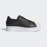 adidas Superstar Bold Schuh Core Black / Cloud White / Matte Gold (H04028)