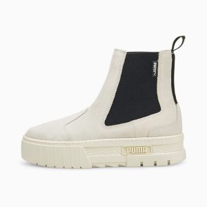 Puma Mayze Chelsea Suede Stiefel für Damen Weiß (382829-02)