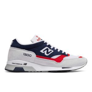 New Balance Made Grau/Blau/Rot/Weiß (M1500GWR)