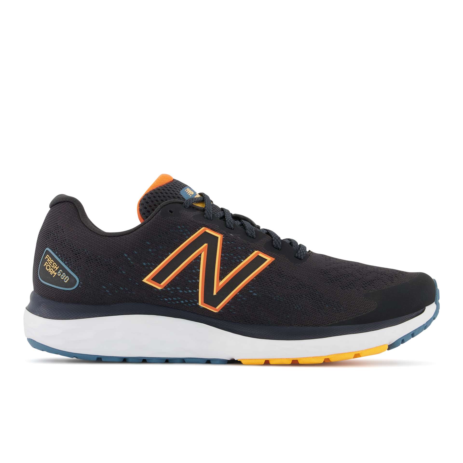 New Balance Fresh Foam 680v7 Schwarz/Orange/Gelb (M680CK7)