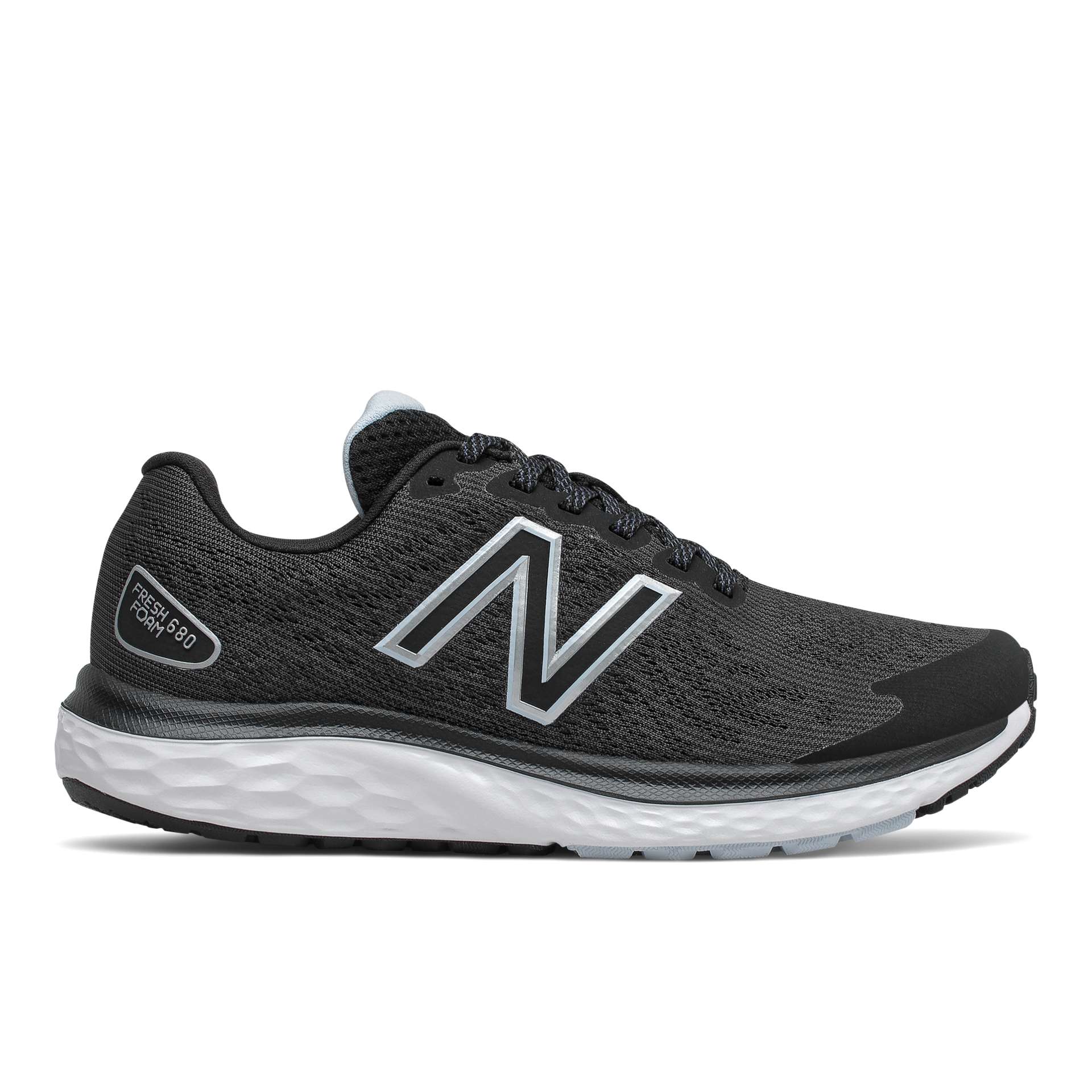 New Balance Fresh Foam 680v7 Schwarz/Weiß/Blau (W680LK7)