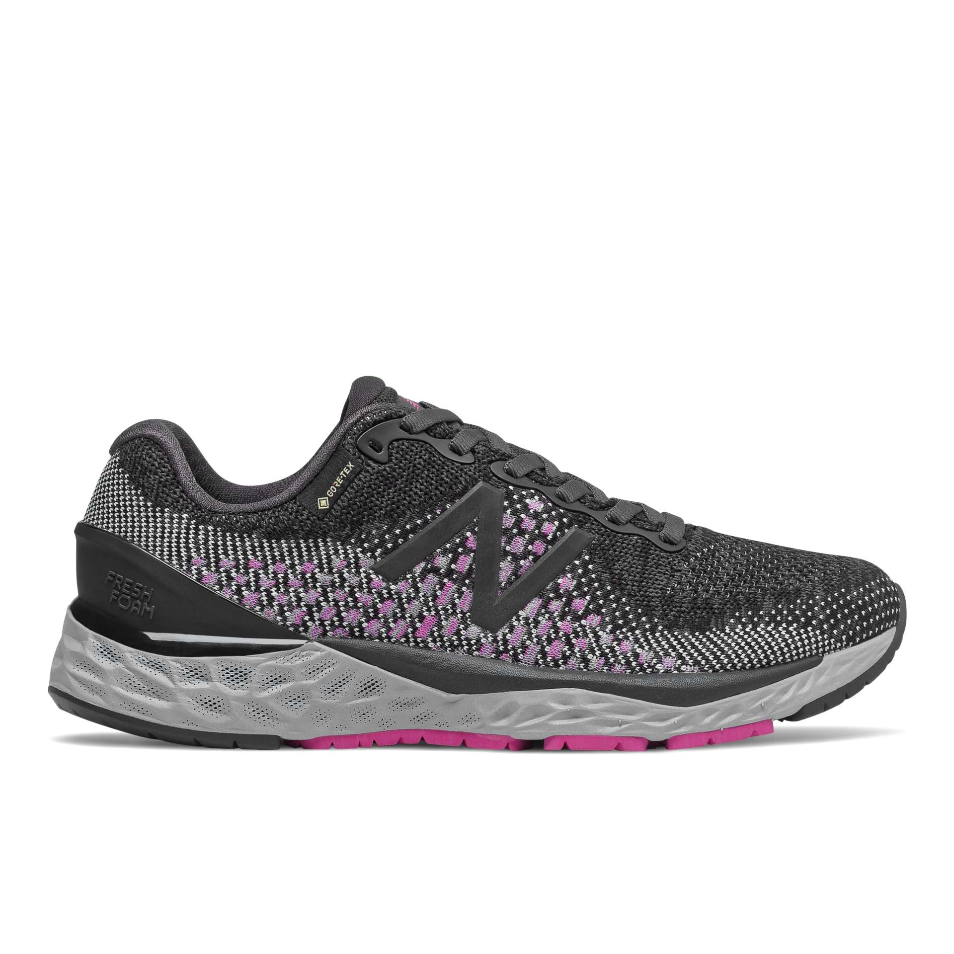 New Balance Fresh Foam 880v10 GTX Schwarz/Grau/Violett (W880GX10)
