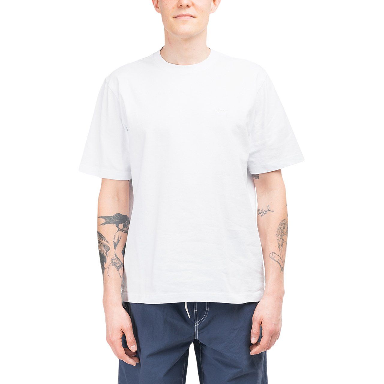 Stüssy Stock Logo Crew T-Shirt  (1140241-1201)