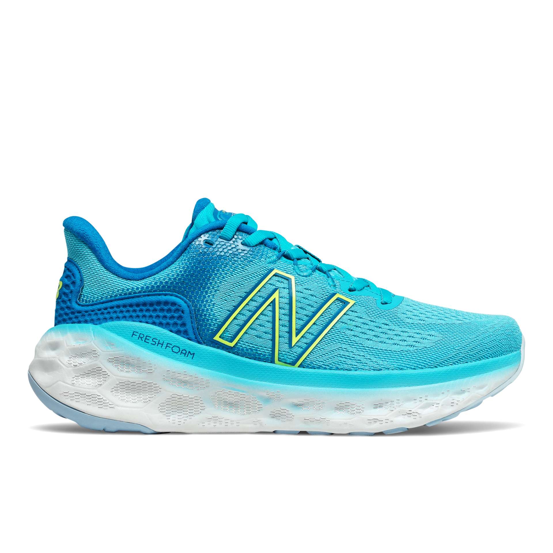 New Balance Fresh Foam More v3 Blau/Gelb/Weiß/Braun (WMORLV3)