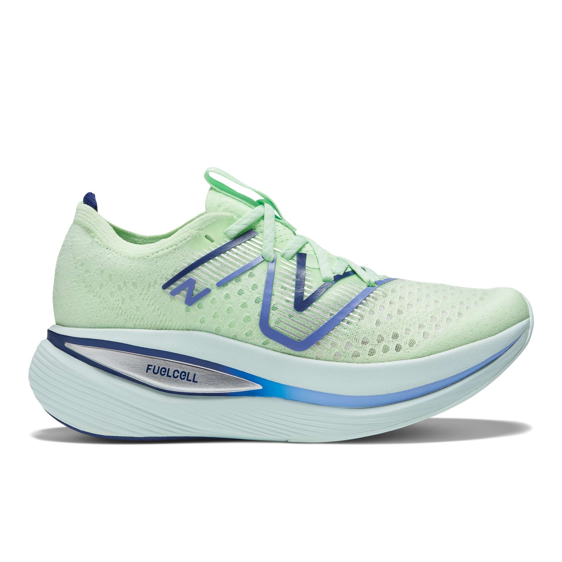 New Balance FuelCell SuperComp Trainer Grün/Blau/Violett (WRCXLM2)