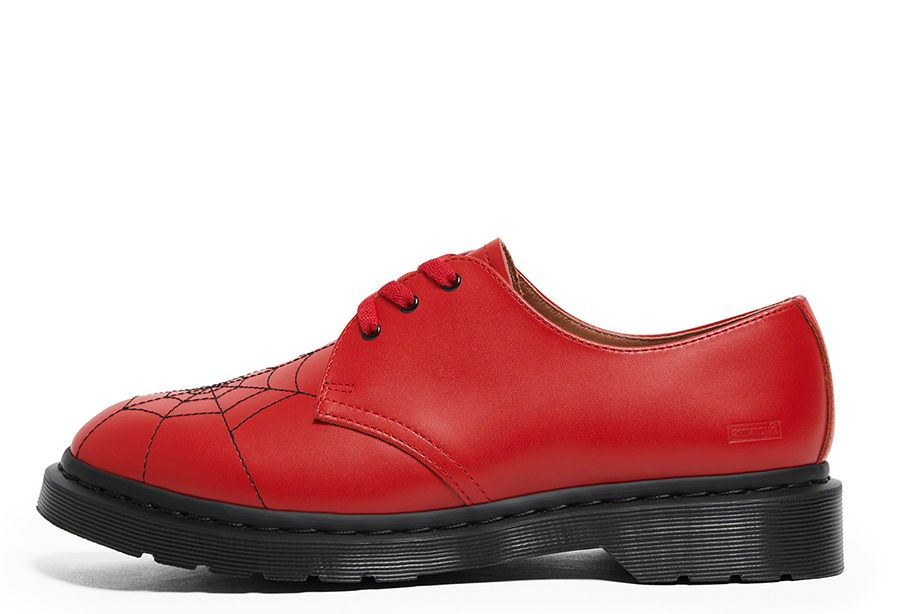 Supreme  x Dr. MartensÂ® Spiderweb 3-Eye Shoe Red (SS22) (drmartin1)
