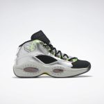 Reebok Minion Question Mid Silver Metallic / Black / Scarlet (FW7548)