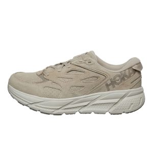 HOKA Clifton L Suede Simply Taupe / Pumice Stone (1122571-STPST)