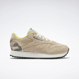 Reebok Classic Leather Ripple Modern Beige / Chalk / Acid Yellow (GX5096)