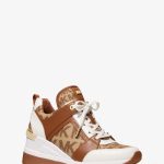 Michael Kors Sneaker Georgie  Beige/ebenholz/braun (43T2GEFS3Y)