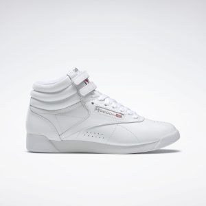 Reebok Wmns Freestyle Hi  White / Silver (2431)