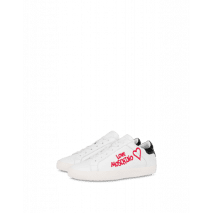 Moschino Sneaker Aus Nappaleder Mit Logo Embroidery (POLJA15292G1FIA110A)