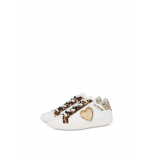 Moschino Sneaker Aus Nappaleder Mit Sequins Heart (POLJA15402G1FIAF10A)