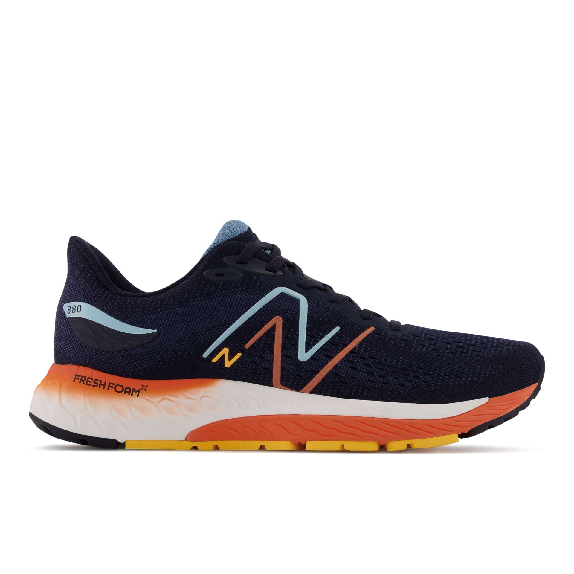 New Balance Fresh Foam X 880v12 Blau/Gelb/Orange (M880M12)