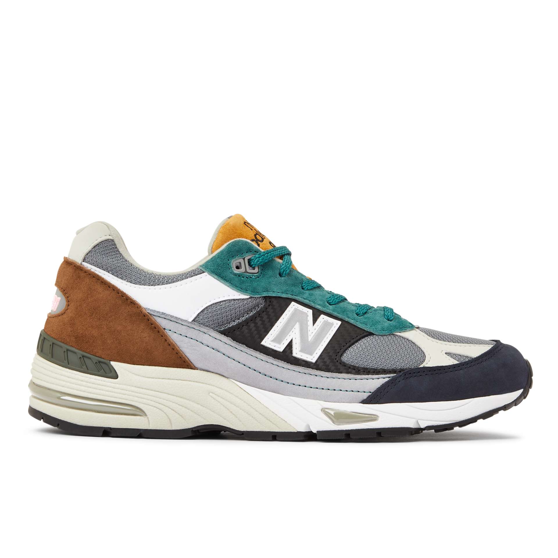 New Balance MADE Grau/Schwarz/Grün/Rosa (M991SED)