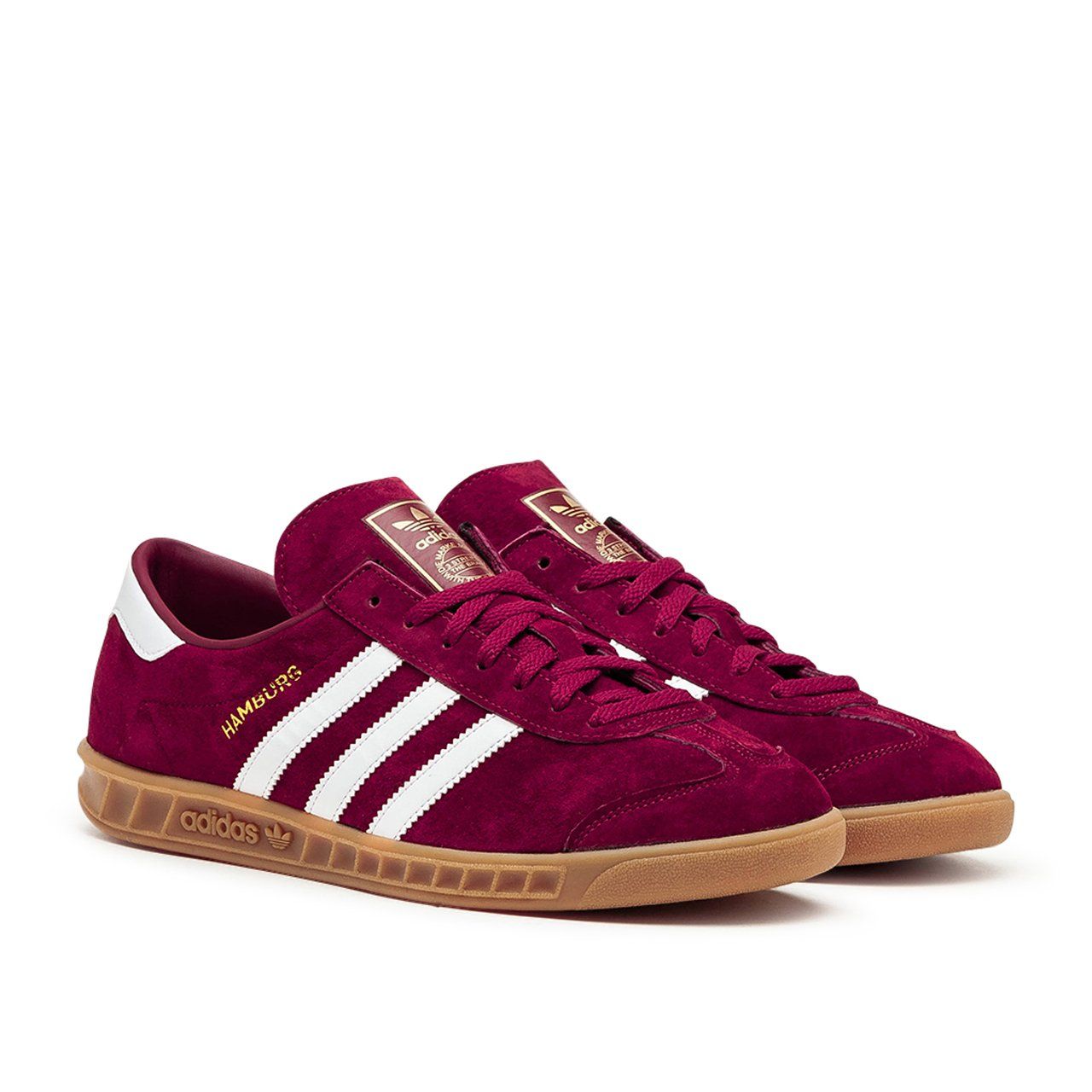 adidas Hamburg Schuh Team Victory Red / Cloud White / Gum (H01787)