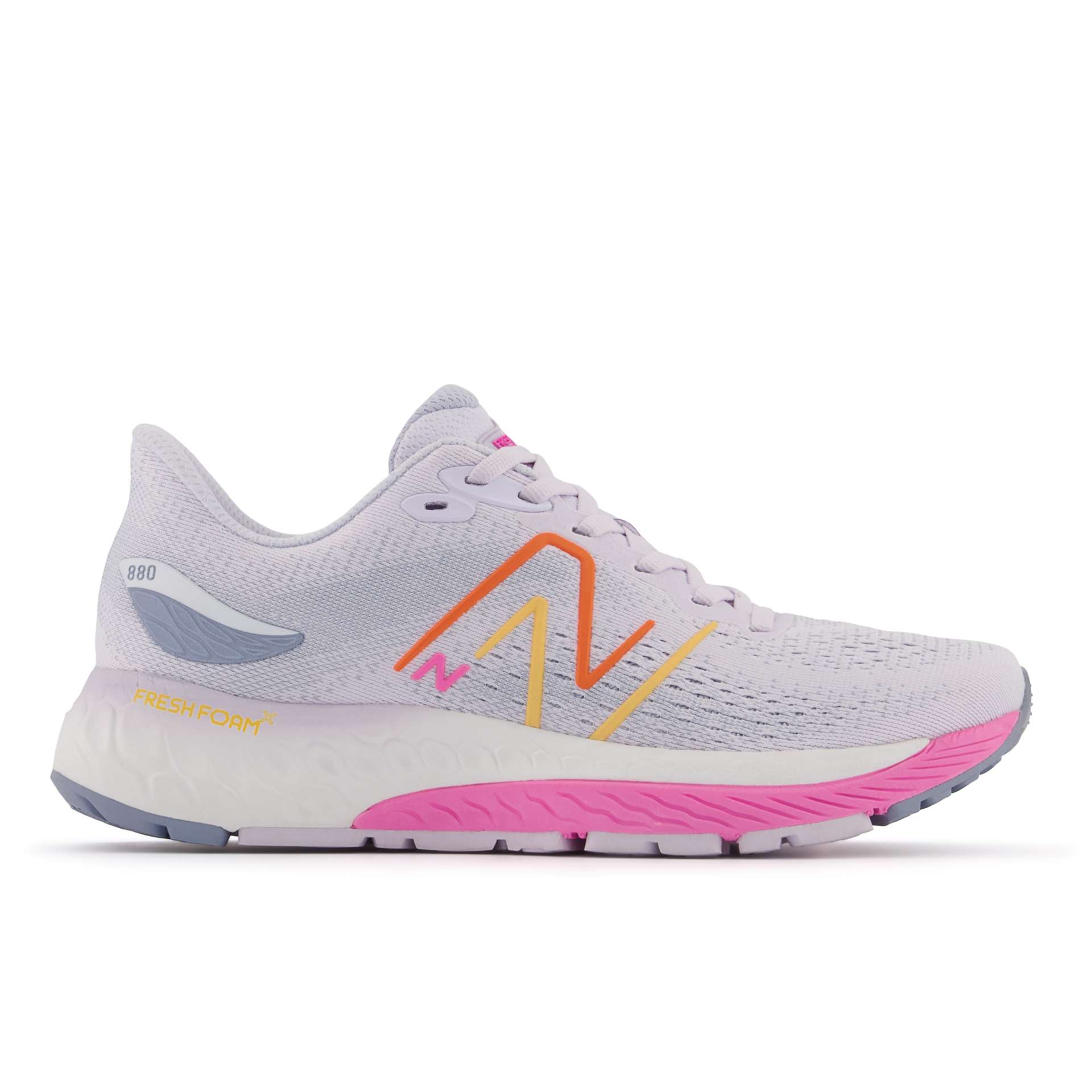 New Balance Fresh Foam X 880v12 Violett/Rosa/Orange/Gelb (W880G12)