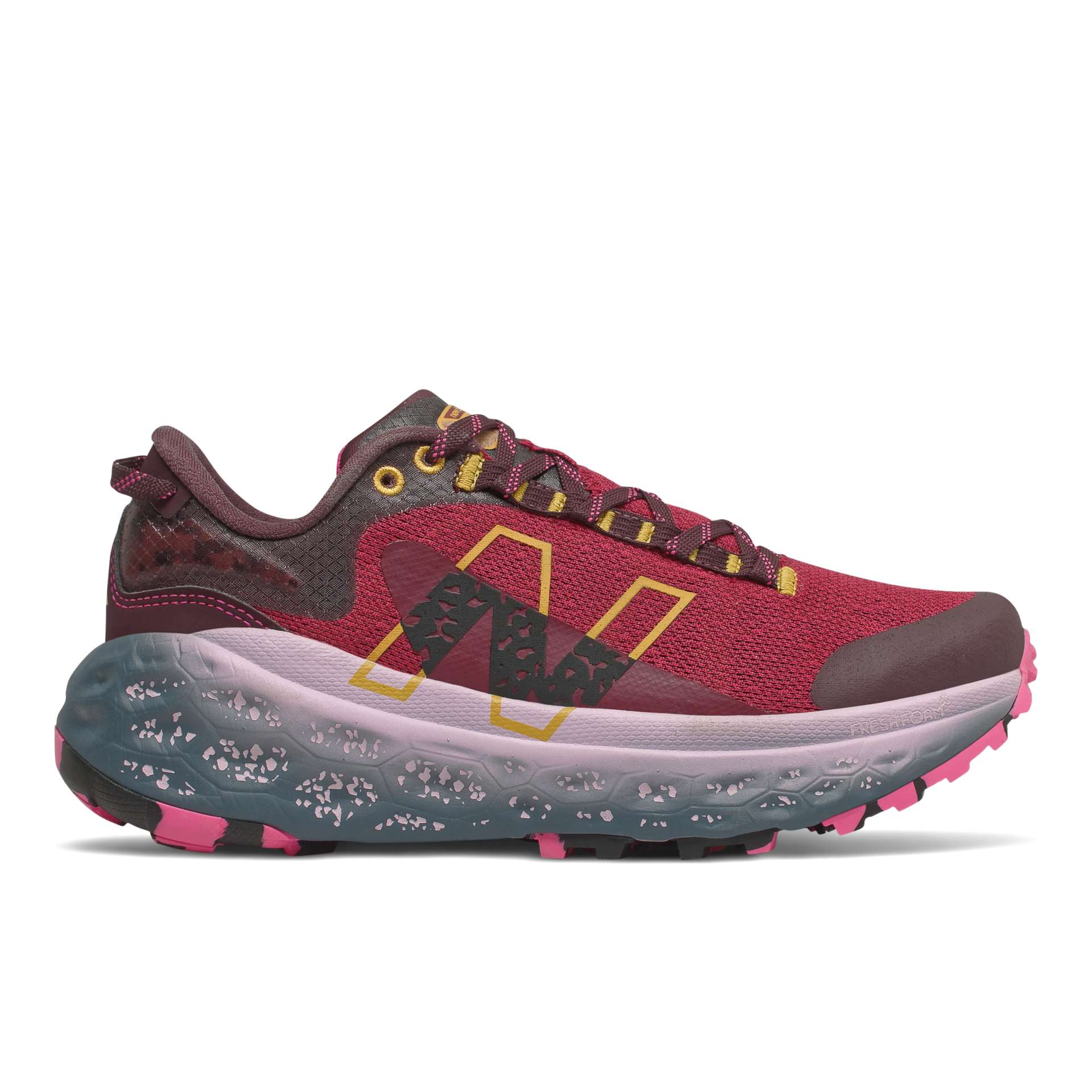 New Balance Fresh Foam X More Trail v2 Rot/Gelb (WTMORLG2)