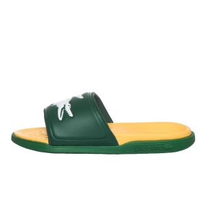 Lacoste Croco Dualiste Synthetic Slides Green / Yellow (43CMA0021-1M8)