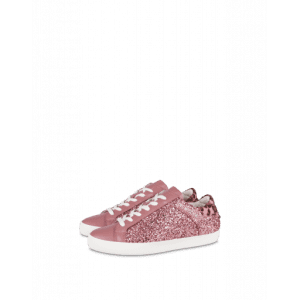Moschino Sneaker Aus Nappaleder Und Glitter (POLJA15272G1FJJ560A)
