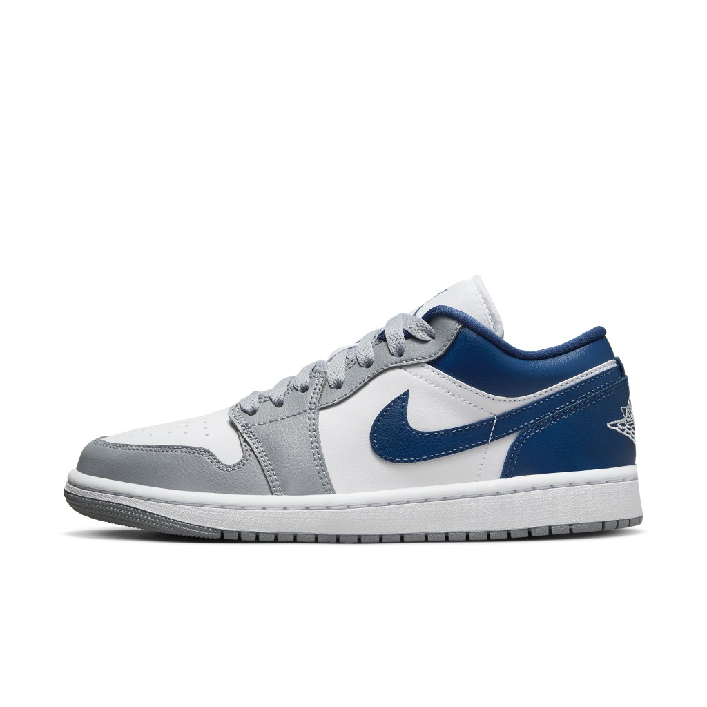 Air Jordan  1 Low WMNS White Grey Blue (DC0774-042)