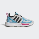 adidas ZX 2K Flux Schuh Grey One / Core Black / Signal Cyan (FW1908)