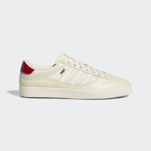 adidas Puig Indoor Schuh Cream White / Cream White / Scarlet (GW3150)