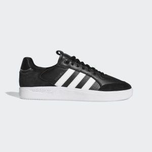 adidas Tyshawn Low Schuh Core Black / Cloud White / Gold Metallic (GW4891)