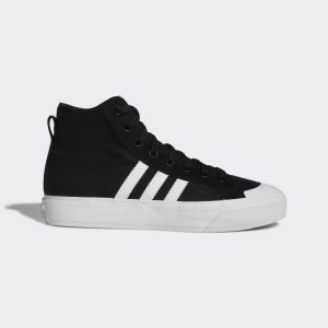 adidas Nizza Hi ADV Schuh Core Black / Cloud White / Bliss Blue (GX9758)