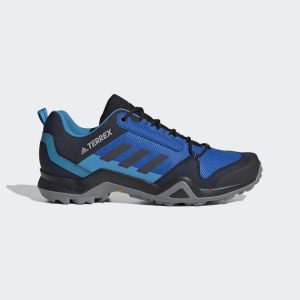 adidas TERREX AX3 Wanderschuh Glow Blue / Legend Ink / Shock Cyan (EG6176)