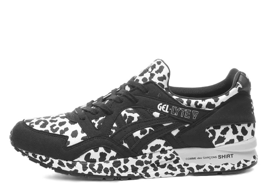 Asics  x Comme des Garçons SHIRT Gel-Lyte 5 Black Leopard (1201A735-001)