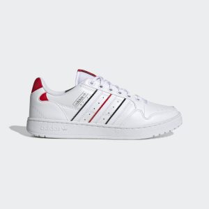 adidas NY 90 Stripes Schuh Cloud White / Vivid Red / Core Black (GW1707)