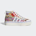 adidas Nizza Platform Mid Schuh Off White / Cloud White / Violet Tone (GY5465)