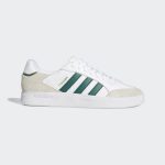 adidas Tyshawn Low Schuh Cloud White / Collegiate Green / Gold Metallic (GZ8367)
