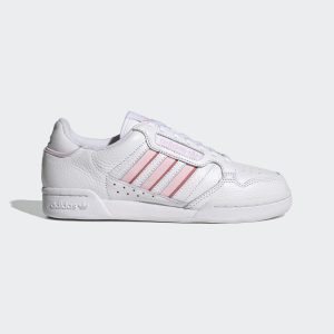 adidas Wmns Continental 80 Stripes Footwear White / Clear Pink / Hazy Rose (S42625)