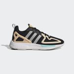 adidas ZX 2K Flux Schuh Core Black / Grey Two / Glow Orange (FY0608)