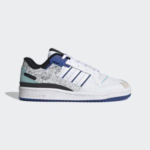 adidas Forum Exhibit Low Schuh Cloud White / Blue / Clear Aqua (GY4670)