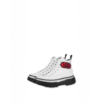 Moschino Hohe Sneaker Aus Kalbsleder Mit Logo-patch (POLJA15635G1FIA0100)