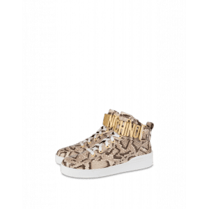 Moschino Hohe Sneaker Mit Pythonprägung Moschino Basket (POLMB15503G1FGQ0104)