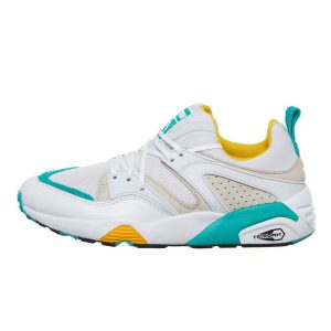 Puma Blaze Of Glory Retro Puma White / Gray Violet / Spectra Green (383528-01)