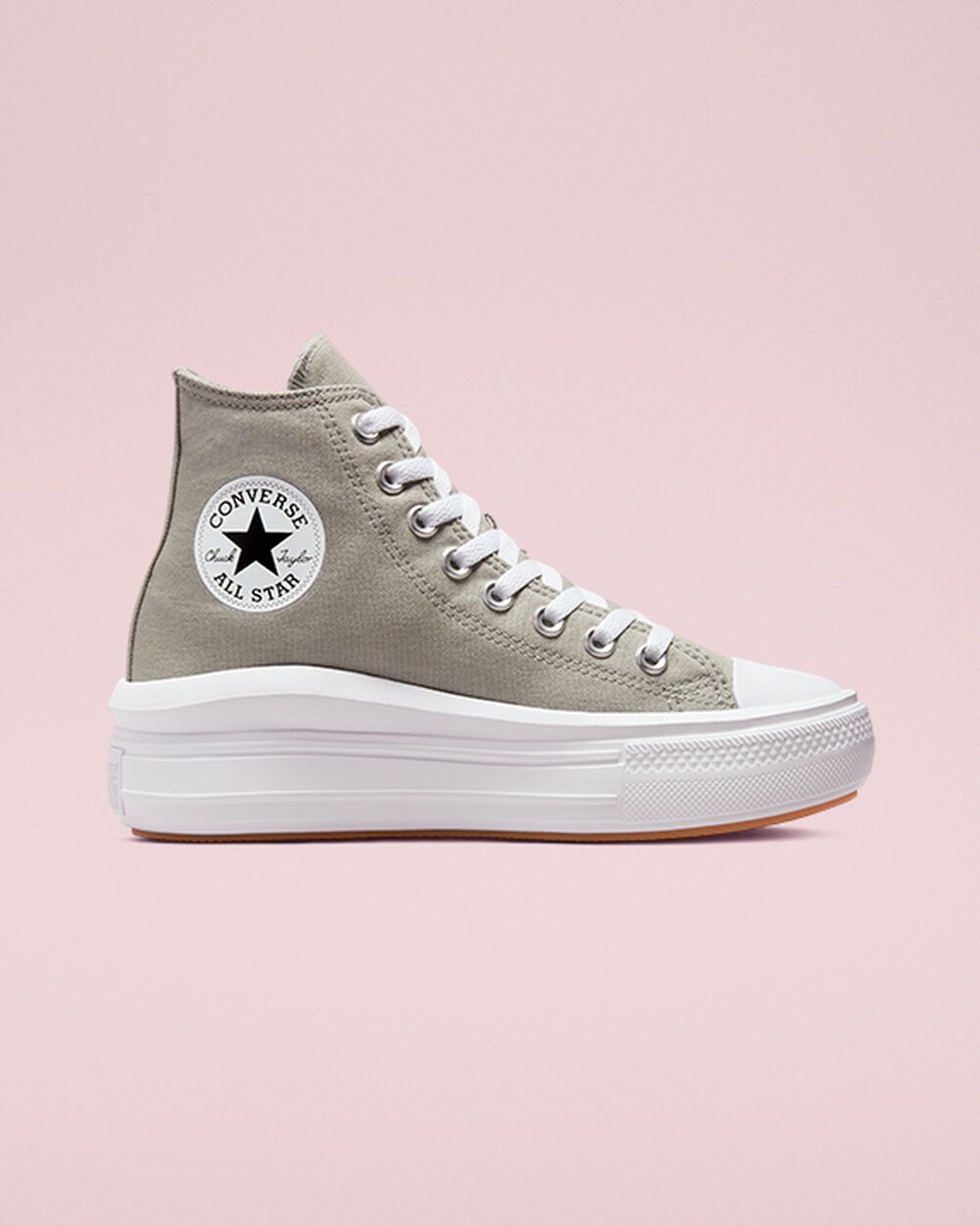 Converse Chuck Taylor All Star Move Platform Seasonal Color Slate Sage/Weiß/Weiß (A00562C)