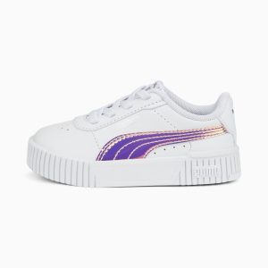 Puma Carina 2.0 Holo Alternative-Verschluss für Babys Weiß (387989-01)