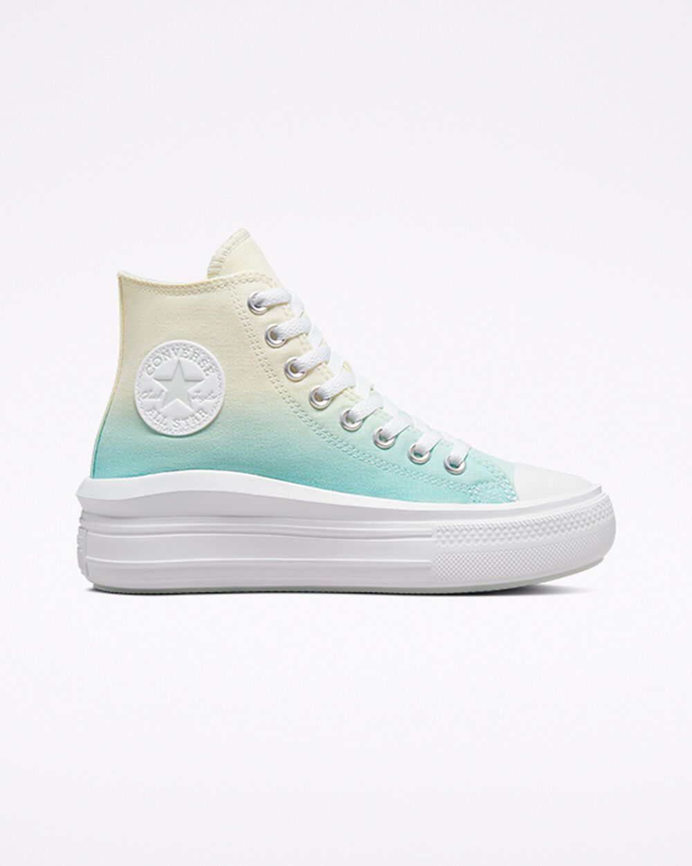 Converse Chuck Taylor All Star Move Platform Ombre Egret/Light Dew/Weiß (572898C)