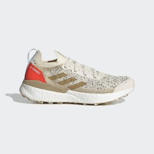 adidas TERREX Two Ultra Primeblue Trailrunning-Schuh Wonder White / Mesa / Solar Red (FZ2659)