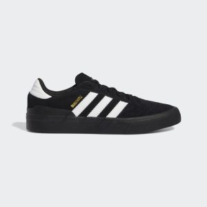 adidas Busenitz Vulc II Schuh Core Black / Cloud White / Gold Metallic (GW3191)