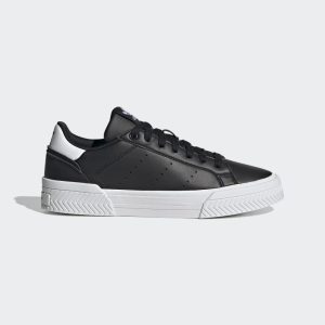 adidas Court Tourino Schuh Core Black / Core Black / Cloud White (GZ0160)