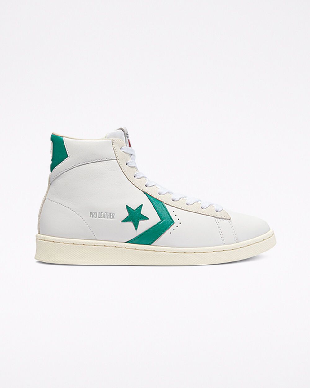 Converse Pro Leather High Top White/Court Green/Egret (171069C)