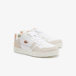Lacoste Damen-Sneakers Lacoste T-CLIP Weiss (44SFA0063-1Y9)