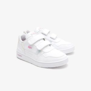 Lacoste Kinder-Sneakers T-CLIP Weiss (44SUC0017-21G)